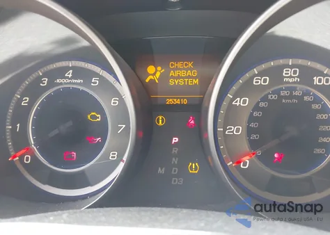 2008 Acura Mdx Technology Package z USA, uszkodzony, nr VIN 2HNYD28488H552390